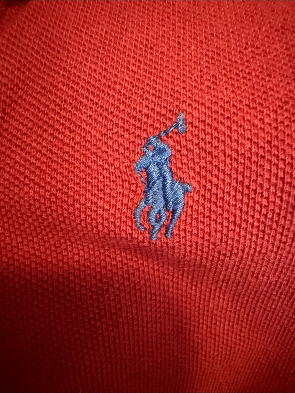 Polo by Ralph Lauren Red Toddler Polo with Blue Pony